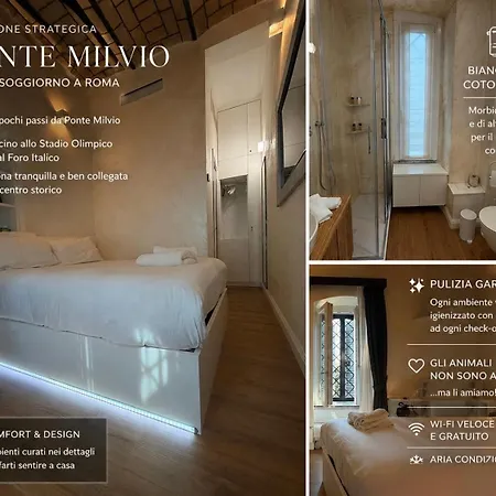 Ponte Milvio Roma Elegance Room & Private Parking Rome